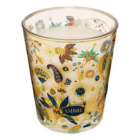 Svece, aromātiskā Atmosphera Ilan Amber, 50 h, 820 g, dzeltena krās.