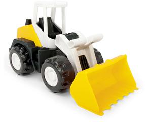 Игрушечный трактор Wader Tech Truck Loader 35364, белый цв./желтый цв.