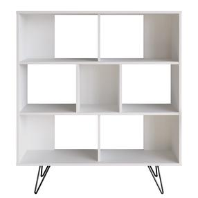 Grīdas plaukts Kalune Design Mistico 788DEC4028, balta krās., 132.2 cm x 120 cm x 29.5 cm