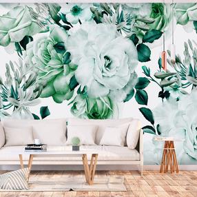 Fototapete Artgeist Sentimental Garden (Green), 175 cm x 250 cm