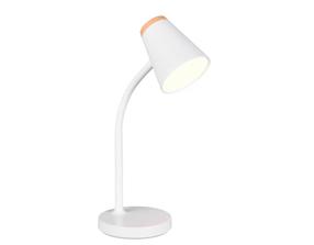 Darba galda gaismeklis Trio Pongo, LED, 4W, balta krās./balta krās.