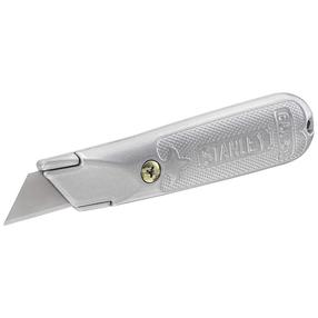 Нож с трапециевидными лезвиями Stanley, 14 см, алюминий/cталь, 5 шт.
