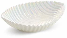 Serviravimo dubuo Nela 01, 24 cm x 18 cm x 7 cm, perlo balta sp., keramika