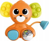 Barškutis, pelė Chicco Pop It, oranžinė sp.