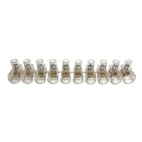 Termināla bloks Okko SP013-24, 10P, 10 mm², caurspīdīga krās.
