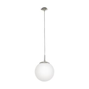 Lampa karināms Eglo Rondo 85261, E27, 1 x 60 W, balta krās. / niķeļa krās.