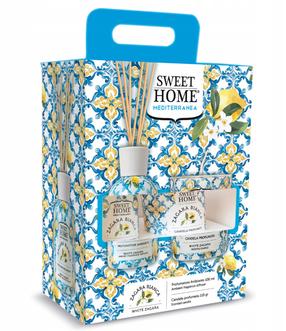 Namų kvapas, rinkinys Sweet Home Collection White Zagara, 2 vnt.