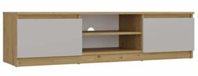 TV staliukas Malwa 140, smėlio/artisan oak, 140 cm x 40 cm x 36 cm