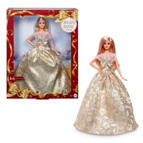 Кукла Mattel Barbie Signature Holiday, 30 см, золотой цв.