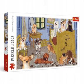 Пазл Trefl Vincents Bedroom Puppy Revolution 37539, 34 см x 48 см, 500 шт., многоцветный