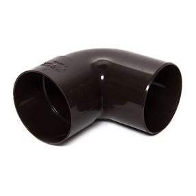 Lietvamzdžio alkūnė Scala, polivinilchloridas (pvc), ruda sp.