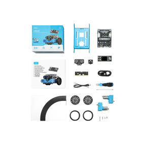 Игрушечный робот Makeblock mBot2 Robot, синий цв./серый цв.