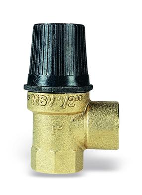 Drošības vārsti Watts, 1/2 collas – iekšējā vītne, 10 Bar