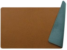 Настольный коврик Home4you Matrix 89267, 45 см x 30 см, Коричневый цв./Серый цв.