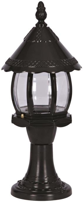 Pastatomas lauko šviestuvas Opviq BSU-68184-BSY-K, 60W, E27, IP65, juoda sp., 20 cm x 53 cm