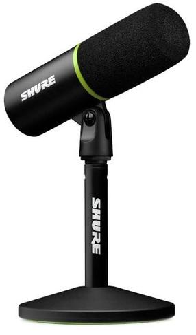 Darbvirsmas mikrofons Shure MV6, melna krās.