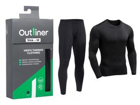 Termoapakšveļa Outliner Merino BU212, melna krās., M