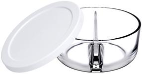 Toidukarp Pasabahce Polar, 0.785 l, 16 cm x 16 cm, läbipaistev v./valge v.