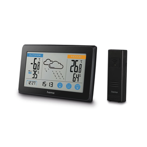 Meteoroloģiskā stacija ar ārējo sensoru Hama Touch