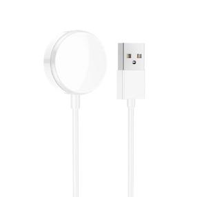 iWear CH3 Universāls / Apple Watch USB 1m Vada savienojuma 3.5W Bezvadu lādētājs - paliknis Viedajiem Pulksteņiem Balta