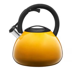 Tējkanna ar svilpi Ambition Ombre, 3 l, dzeltena krās.