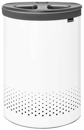 Skalbinių dėžė Brabantia, 55 l, balta sp., 29 cm x 45 cm x 63 cm