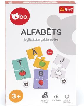 Развивающая игра Bo. Alphabet 1945LV, LV, многоцветный, 50 шт.