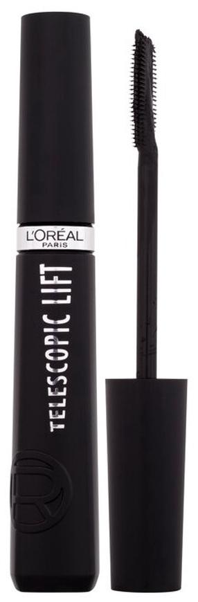 Skropstu tuša L’Oréal Paris Telescopic Lift, 9 ml, melna krās. black
