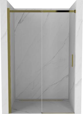 Dušo durys Mexen Omega, 120 cm x 190 cm, aukso sp./grūdintas