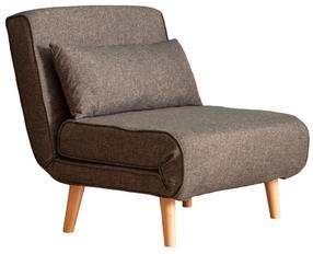 Sofa-lova Hanah Home Folde Single 1-Seat, tamsiai pilka sp., 80 x 50 cm x 42 cm
