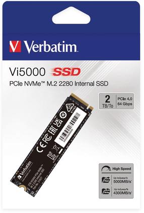 Жесткий диск (SSD) Verbatim Vi5000, M.2 2280, 2 TB