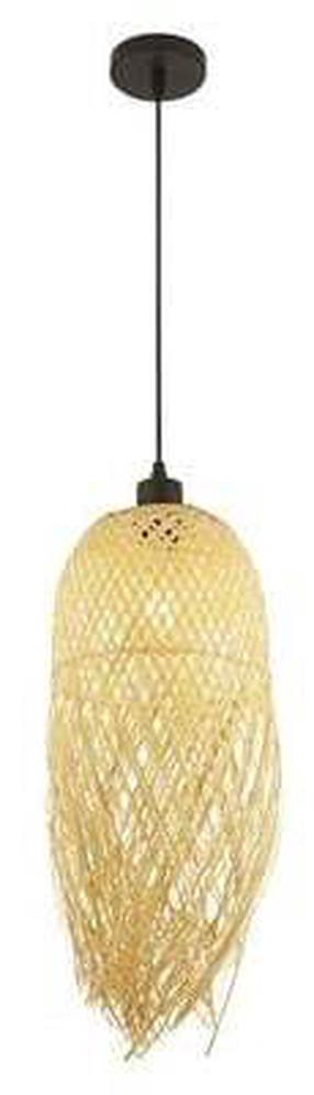 Lampa karināms Searchlight Bali, E27, 1 x 10 W, brūna krās. / melna krās.