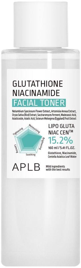 Veido tonikas APLB Glutathione Niacinamide, 160 ml
