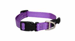Antkaklis šunims Rogz Utility Classic, violetinė sp., 260 - 400 mm x 16 mm, 26-40