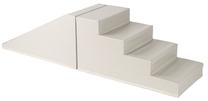 Veiklos pagalvėlė BabyTrold Stairs & Slide, 105 cm x 50 cm, 2 vnt, pilka sp.