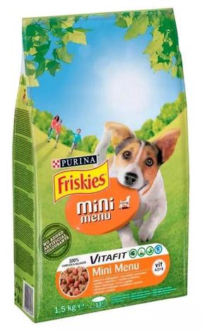 Sausas šunų maistas Purina Friskies, vištiena/daržovės, 1.5 kg