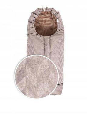 Plonas miegmaišis kūdikiui BabyMatex Triton 71, smėlio sp., 100 cm x 37 cm