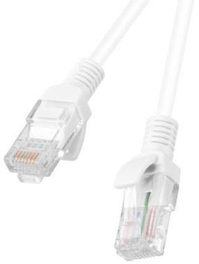 Laidas Lanberg UTP Patchcord PCU5-10CC-1000-W RJ-45, RJ-45, 10 m, balta sp.