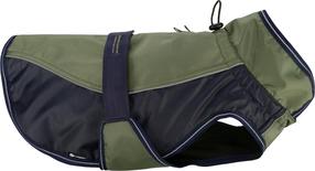 Prekė su pažeista pakuote. Striukė šunims Flamingo Eisberg 524368, chaki sp./tamsiai mėlyna sp., 80 cm 