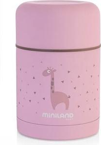 Termosas maistui Miniland Food Thermy ML89222, 600 ml, 0 mėn., 10 cm, nerūdijantysis plienas, rožinė sp.
