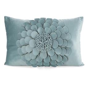 Dekoratīvs spilvena pārvalks Flores JA195-03, piparmētra (mint) krās., 30 cm x 50 cm