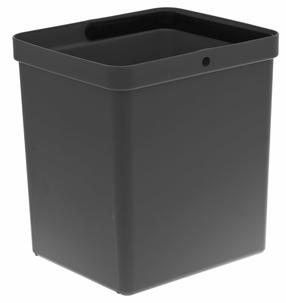 Šiukšliadėžė Nord Clean 295013, pilka sp., 15 l, 29 cm x 27 cm