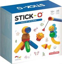 Magnetinių kaladėlių žvejybos rinkinys Magformers Stick-O, įvairių spalvų, 26 vnt.