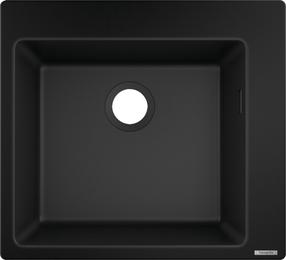 Virtuvinė plautuvė Hansgrohe Built-In Sink S510-F450, silikatas, 56 cm x 51 cm x 19 cm, grafito mėlyna sp.