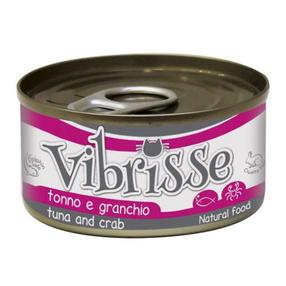Šlapias kačių maistas Croci Vibrisse Natural Tuna and Crab, žuvis, 0.07 kg