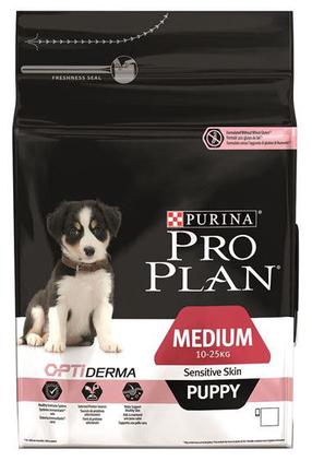 Sausā suņu barība Pro Plan Medium Puppy, lasis, 3 kg