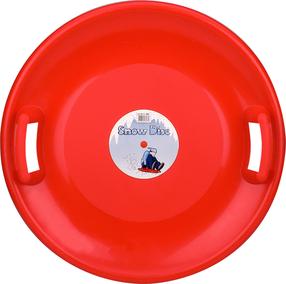 Čiuožynė Restart Snow Disc, raudona sp., 60 cm x 60 cm