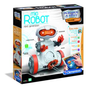 Rotaļu robots Clementoni Mio robot 705053bl, balta krās./oranža krās./pelēka krās.