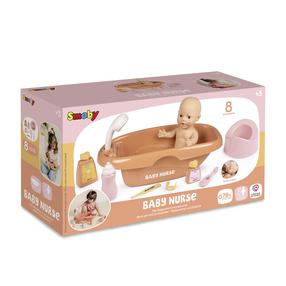 Набор для ухода за куклой Smoby Bath And Accessories, oранжевый цв.