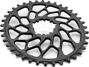 Ketiratas absoluteBLACK Oval CX DM GXP/BB30, alumiinium, must v.